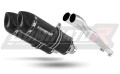 ZZR 1400 EXHAUST Kawasaki Muffler Auspuff Sportauspuff Silencer Echappement Silencieux Scarico Scarichi Escape Wydech Tłumik Carbon Tip HP1 BLACK 2006 - 2014 Dominator  x