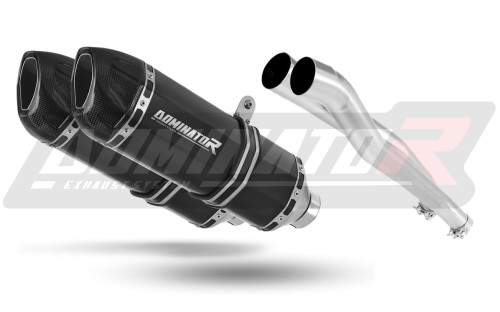 exhaust muffler DOMINATOR HP1 BLACK fits to Kawasaki ZZR 1400 2006  2011