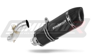 KTM LC4 660 SMC 2003 - 2004 išmetimo sistema duslintuvas HP1 BLACK + dB killer