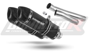MuZ MZ 1000 S 2004 - 2007 išmetimo sistema duslintuvas HP1 BLACK + dB killer