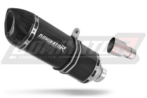Piaggio X10 125 2012 - 2016 išmetimo sistema duslintuvas HP1 BLACK + dB killer