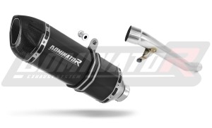 Suzuki GSF 650 BANDIT N / S 2005 - 2006 išmetimas duslintuvas HP1 BLACK + dB killer