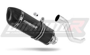 Suzuki XF 650 Freewind 1997 - 2003 išmetimo sistema duslintuvas HP1 BLACK + dB killer