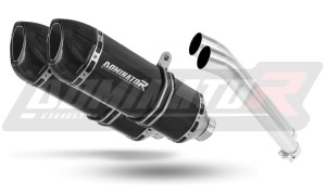 Suzuki DL 1000 V Strom 2002 - 2011 Exhaust Silencer Muffler HP1 BLACK + dB killer