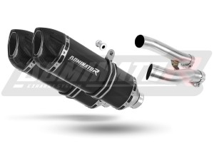 Yamaha XJR 1200 1995 - 1998 išmetimo vamzdis duslintuvas HP1 BLACK + dB killer