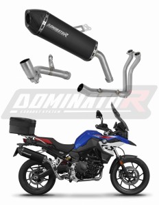 BMW F800GS 2024 Full system išmetimo kolektorius duslintuvas HP7 BLACK + dB killer