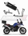 BMW F800GS 2024  EXHAUST Collector Manifold Full System Muffler Auspuff Sportauspuff Silencer Echappement Silencieux Scarico Scarichi Escape Wydech Tłumik P7 BLACK Dominator Exhaust System X