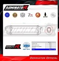 BMW G310GS 2016 - 2022 EXHAUST Muffler Auspuff Sportauspuff Silencer Echappement Silencieux Scarico Scarichi Escape Wydech Tłumik HP1 BLACK Dominator Exhaust System 2