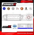 wydech tłumik DOMINATOR HP1 CZARNY pasujący do motocykla Ducati MONSTER 796 2010 - 2015 3