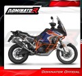 complete exhaust system with muffler DOMINATOR Full System P7 BLACK fits to KTM 1290 Super Adventure 2021  2024 3