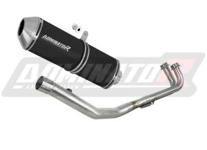 Yamaha T-MAX 500 2008 - 2011 Pilna sistema Kolektorius išmetimas duslintuvas OVR BLACK + dB killer