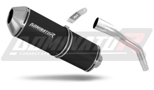 Triumph TIGER 800 XC / XR 2015 - 2017 Exhaust Silencer Muffler OVR BLACK + dB killer