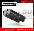 exhaust muffler DOMINATOR OVR BLACK fits to Suzuki SV 1000 S 2003  2007 2