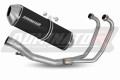 kompletny układ wydechowy z tłumikiem DOMINATOR Full System OVR CZARNY pasujący do motocykla Suzuki GS 500E 1989 - 2009