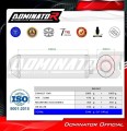 exhaust muffler DOMINATOR homologated road legal OVR BLACK fits to Kawasaki Z1000 2003  2006 2