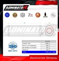 HONDA XL 125 V VARADERO 2007 - 2012 EXHAUST Muffler Auspuff Sportauspuff Silencer Echappement Silencieux Scarico Scarichi Escape Wydech Tłumik OVR BL Dominator Exhaust System 1