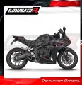 Honda CB 650 R / E-Clutch 2024 - 2025 Collector Manifold Full Exhaust System Muffler Auspuff Sportauspuff Silencer Echappement Silencieux Scarico Scarichi Escape Wydech Tłumik HP8 BLACK Dominator Exhaust System 4