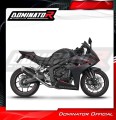 complete exhaust system with muffler DOMINATOR Full System S6 BLACK fits to Honda CB 650 R / EClutch 2024  2025 2