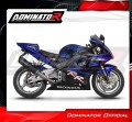 CBR 954 RR FIREBLADE EXHAUST Honda Muffler Auspuff Sportauspuff Silencer Echappement Silencieux Scarico Scarichi Escape Wydech Tłumik Carbon End Cap HP6 BLACK 2002 - 2003 Dominator 3