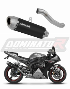 Yamaha YZF R1 1000 RN09 2002 - 2003 išmetimo sistema duslintuvas S6 BLACK + dB killer