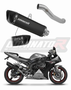 Yamaha YZF R1 1000 RN09 2002 - 2003 Homologuotas išmetimas duslintuvas HP6 BLACK + dB killer
