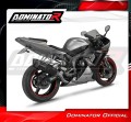 YZF R1 1000 RN09 EXHAUST Homologated Homologation Yamaha Muffler Auspuff Sportauspuff Silencer Echappement Silencieux Scarico Scarichi Escape Wydech Tłumik HP6 BLACK 2002 - 2003 DOMINATOR 2