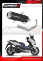 complete exhaust system with muffler DOMINATOR Full System OV G2 BLACK fits to Honda NSS 125 FORZA 2017  2020 2