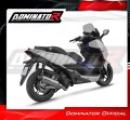 complete exhaust system with muffler DOMINATOR Full System titanium HP8 fits to Honda NSS 125 FORZA 2017  2020 4