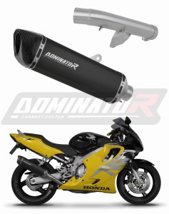 Honda CBR 600 F4 1999 - 2000 išmetimo sistema duslintuvas HP6 BLACK + dB killer 