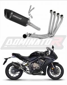 Honda CB 650 R 2019 - 2023 Pilna sistema Kolektorius išmetimas duslintuvas HP6 BLACK + dB killer