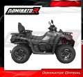 EXHAUST CF MOTO C Force 625 Touring 2024 Muffler Auspuff Sportauspuff Silencer Echappement Silencieux Scarico Scarichi Escape Wydech Tłumik OKRĄGŁY Dominator 3