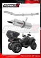 EXHAUST CF MOTO C Force 625 2016 - 2024 Muffler Auspuff Sportauspuff Silencer Echappement Silencieux Scarico Scarichi Escape Wydech Tłumik OKRĄGŁY Dominator