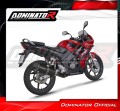 wydech tłumik DOMINATOR HP1 CZARNY pasujący do motocykla Honda CBR 125 2004 - 2010 4