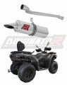 exhaust muffler DOMINATOR ROUND fits to CF MOTO 520L 2024  2