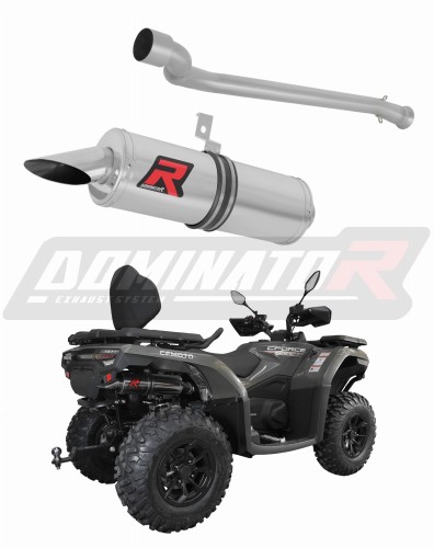 exhaust muffler DOMINATOR ROUND fits to CF MOTO 520L 2024  2