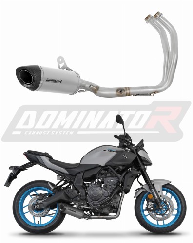 complete exhaust system with muffler DOMINATOR Full System titanium HP8 fits to Yamaha MT 07 2025