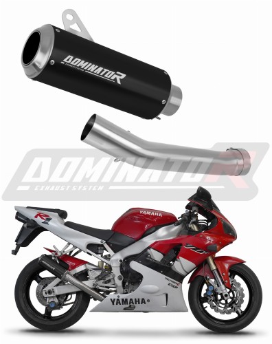 wydech tłumik DOMINATOR GP CZARNY pasujący do motocykla Yamaha YZF R1 1000 RN01 1998 - 1999