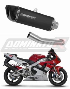 Yamaha YZF R1 1000 RN01 1998 - 1999 išmetimo sistema duslintuvas HP6 BLACK + dB killer