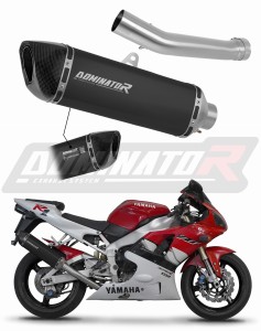 Yamaha YZF R1 1000 RN04 2000 - 2001 Homologuotas išmetimas duslintuvas HP6 BLACK + dB killer