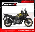 Suzuki DL 650 V-Strom 2017 - 2025 EXHAUST Muffler Auspuff Sportauspuff Silencer Echappement Silencieux Scarico Scarichi Escape Wydech Tłumik HP6 BLACK Dominator Exhaust System 3