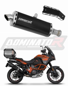 KTM 1290 SUPER Adventure S / R 2015 - 2020 išmetimo sistema duslintuvas P7 BLACK + dB killer