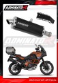 KTM 1290 SUPER Adventure S R 2015 2020 Motorcycle Muffler Auspuff Sportauspuff Silencer Echappement Silencieux Scarico Scarichi Escape Wydech Tłumik P7 BLACK Dominator Exhaust System