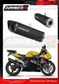exhaust muffler DOMINATOR HP6 BLACK fits to Suzuki GSXR 1000 K1  K4 2001  2004 2
