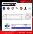 Suzuki GSXR 600 K1 K5 2001 2005 Motorcycle Muffler Auspuff Sportauspuff Silencer Echappement Silencieux Scarico Scarichi Escape Wydech Tłumik S6 Black Dominator Exhaust System 4