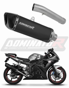 Yamaha YZF R6 2003 - 2005 išmetimo sistema duslintuvas HP6 BLACK + dB killer