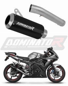 Yamaha YZF R6 2003 - 2005 išmetimas duslintuvas GP BLACK + dB killer