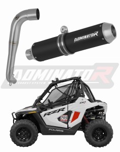 Polaris RZR 200 2022 - 2025 išmetimo sistema duslintuvas MX BLACK + dB killer