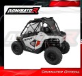 Polaris RZR 200 2022 2025 Motorcycle Muffler Auspuff Sportauspuff Silencer Echappement Silencieux Scarico Scarichi Escape Wydech Tłumik MX BLACK Dominator Exhaust System 2