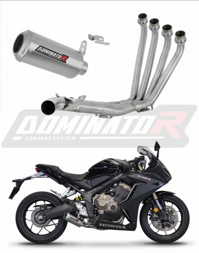 complete exhaust system with muffler DOMINATOR Full System GP fits to Honda CB 650 R 2019  2023 8