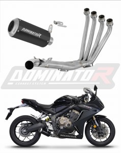 Honda CB 650 R 2019 - 2023 Pilna sistema Išmetimo kolektorius Duslintuvas GP BLACK + dB killer medium